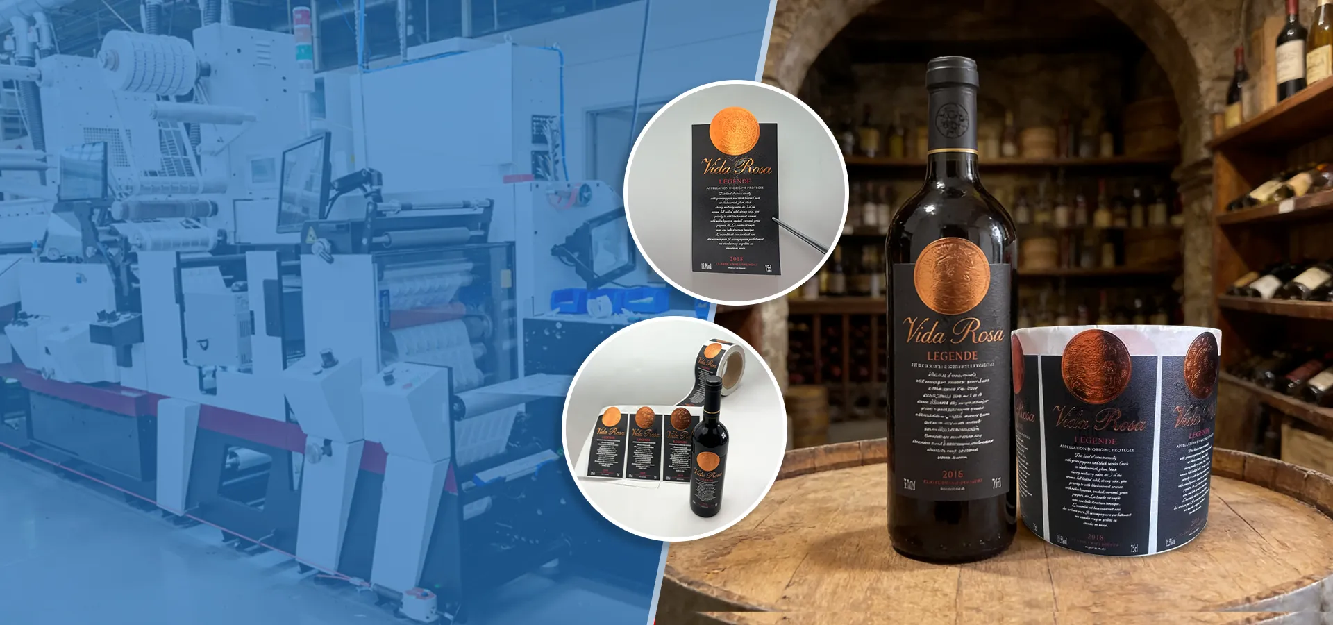 Китайский производитель этикеток для вина