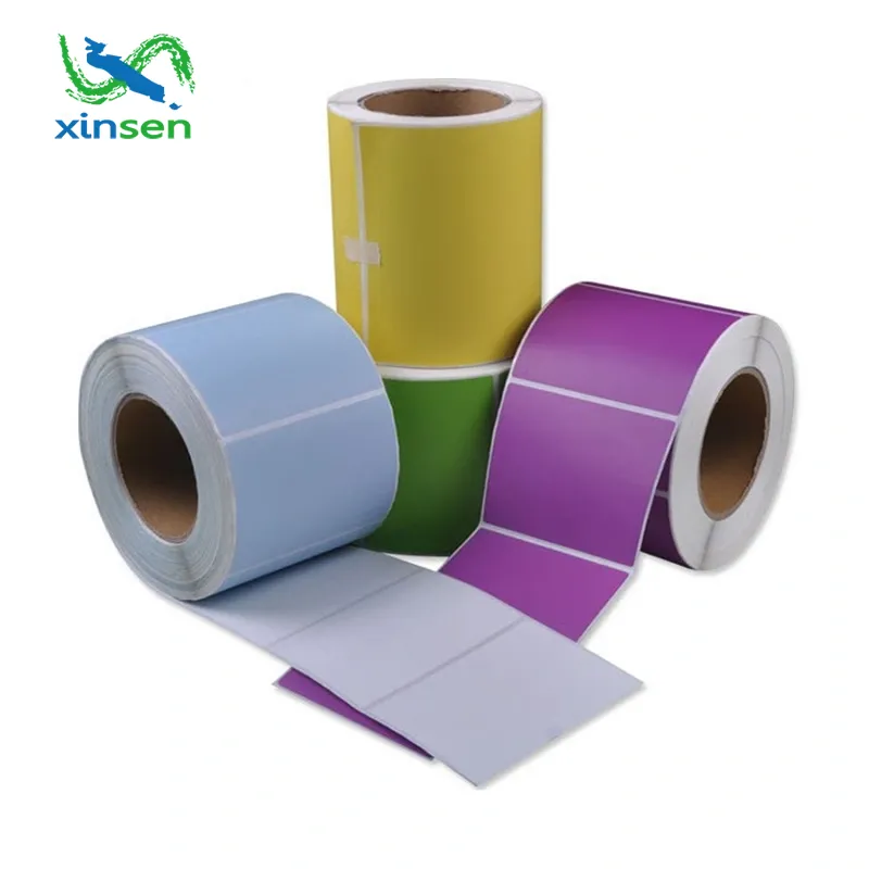 Цветная пустая этикетка