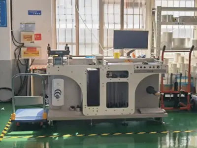 Industrial label manufacturing production line