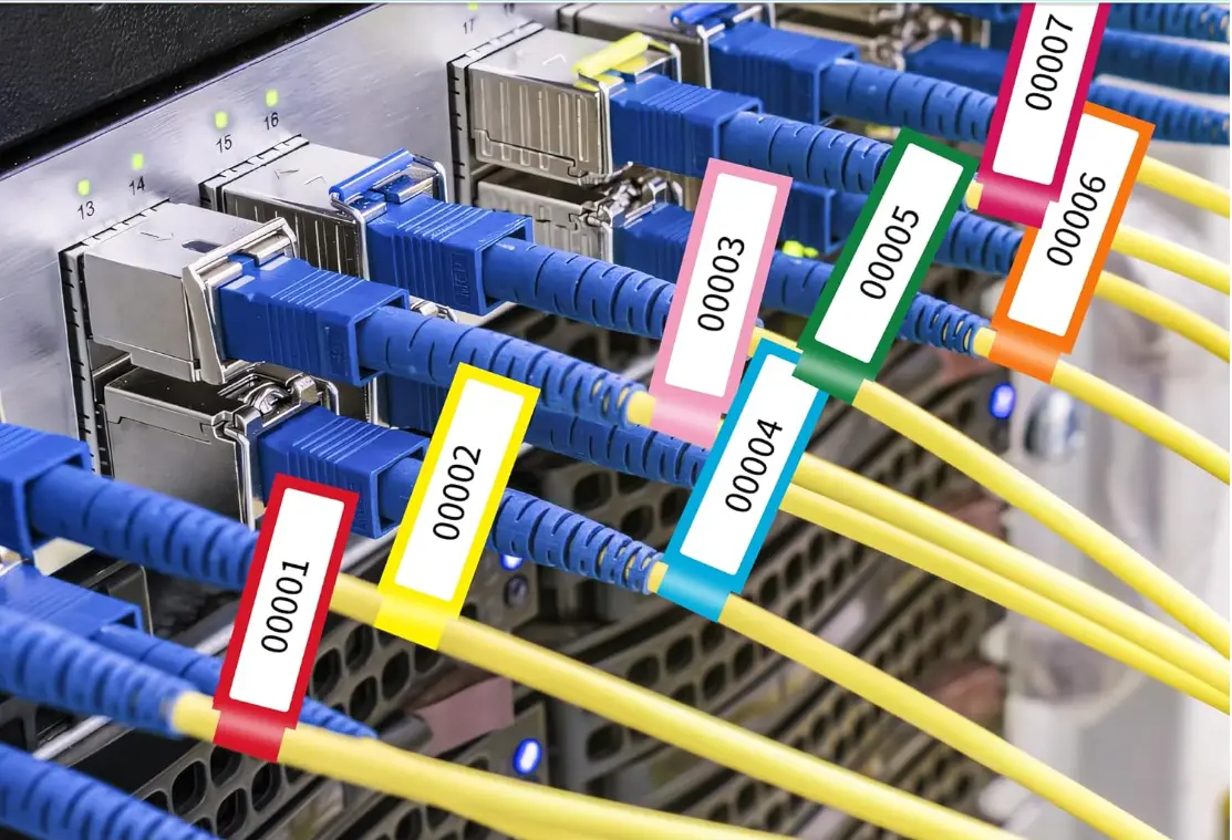 Equipment Cable Waterproof Labels