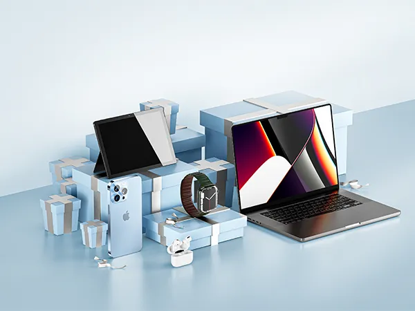 Electronic product identification labels