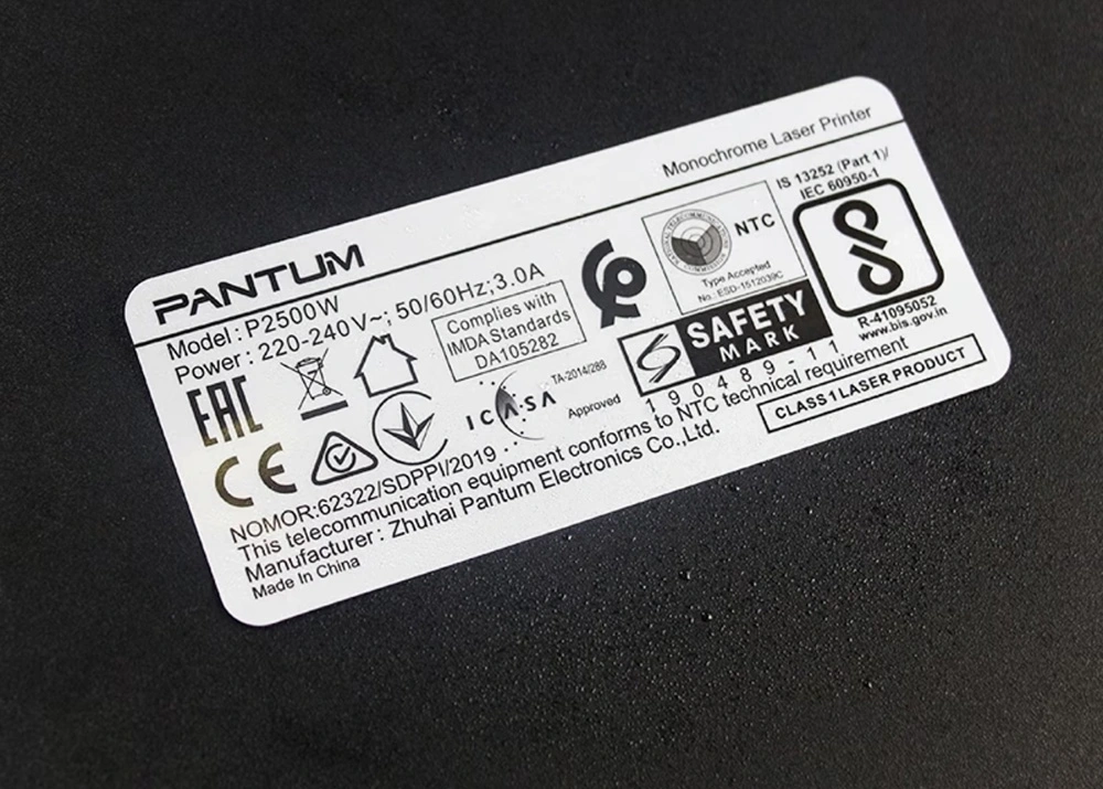 Electronic Product Label