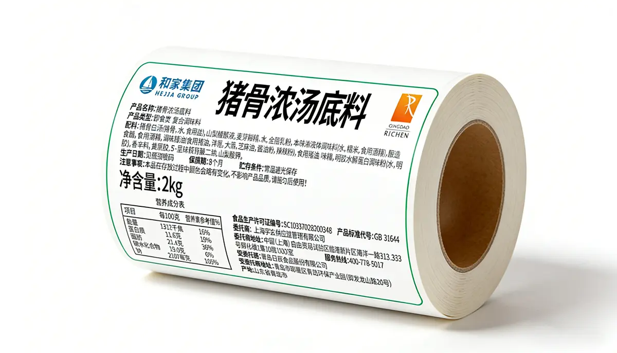 Frozen Food Waterproof Label