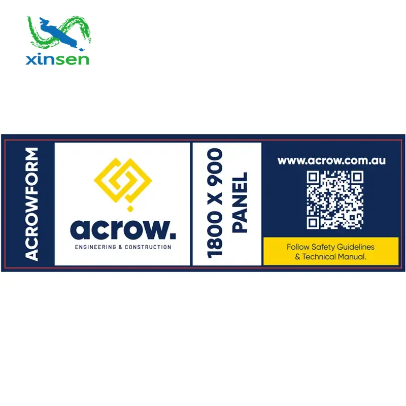 Матовая этикетка из ПВХ