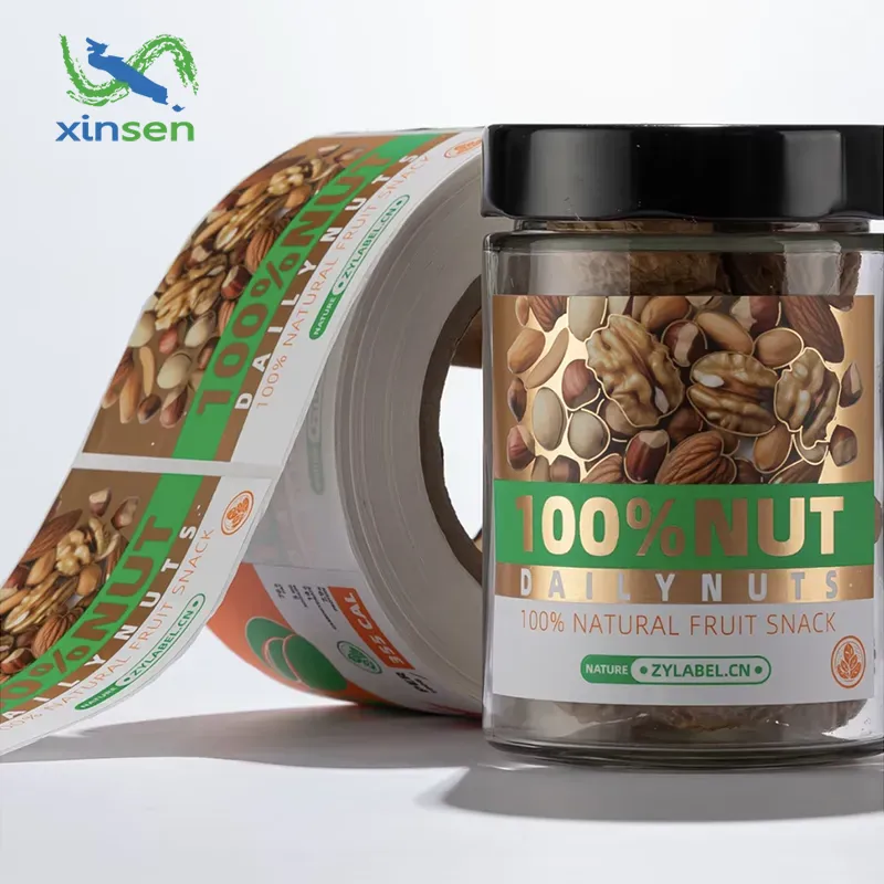 Бумажная этикетка для закусок