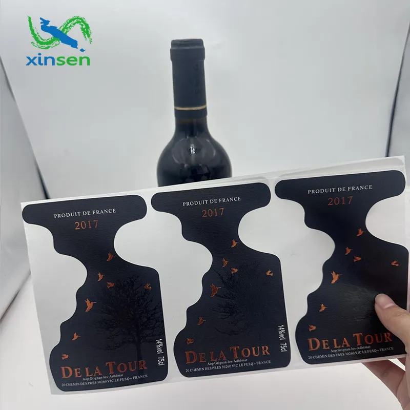 Бумажные этикетки для бутылок вина